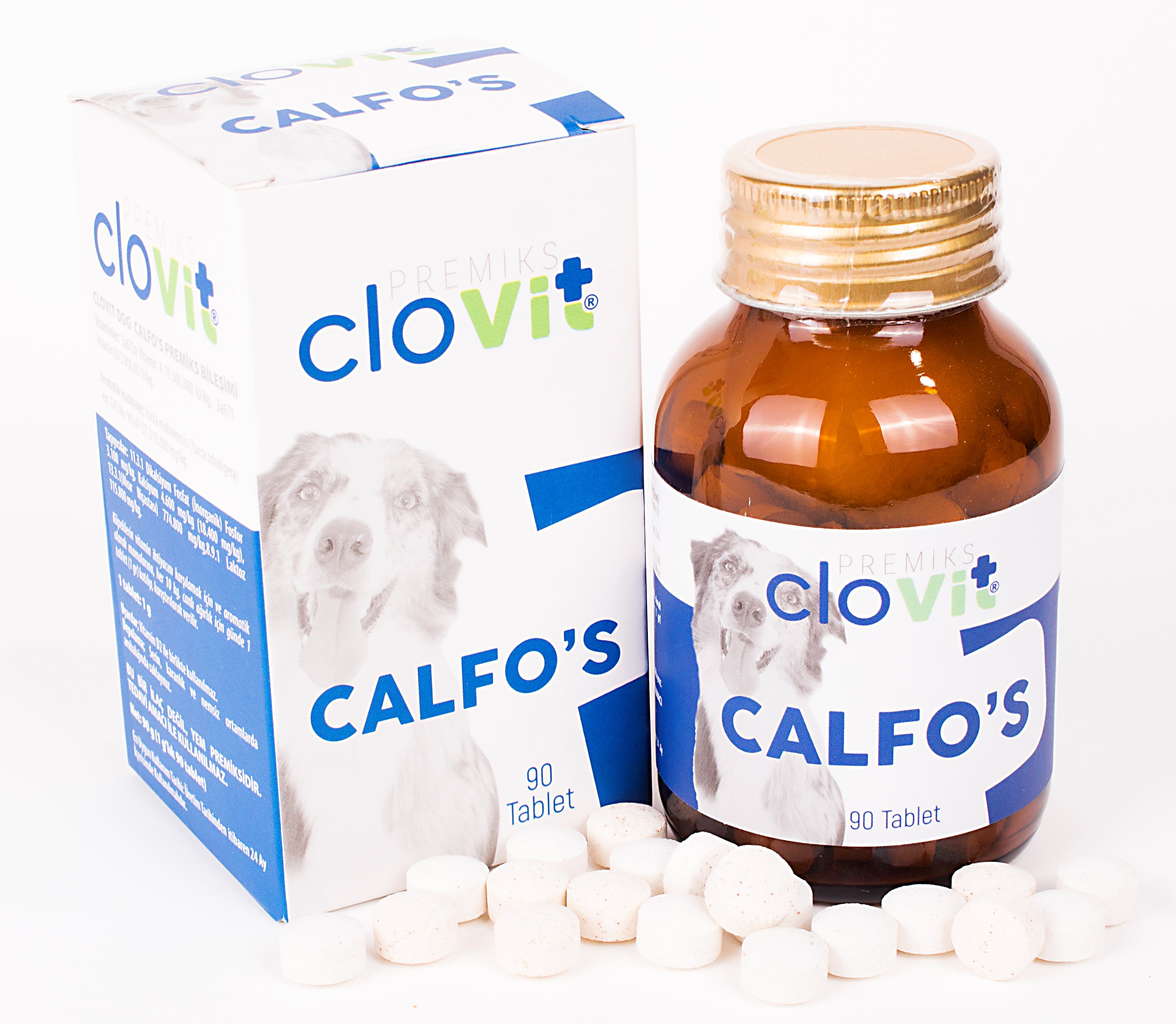 Clovit Calfos; Kalzium- und Phosphorergänzung 90 Tablet